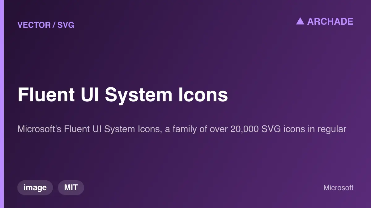 Fluent UI System Icons