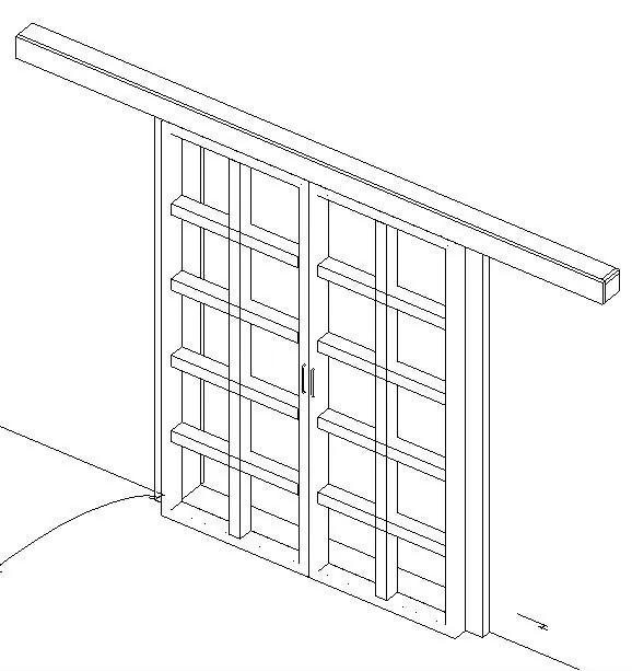 Glass Barn Door
