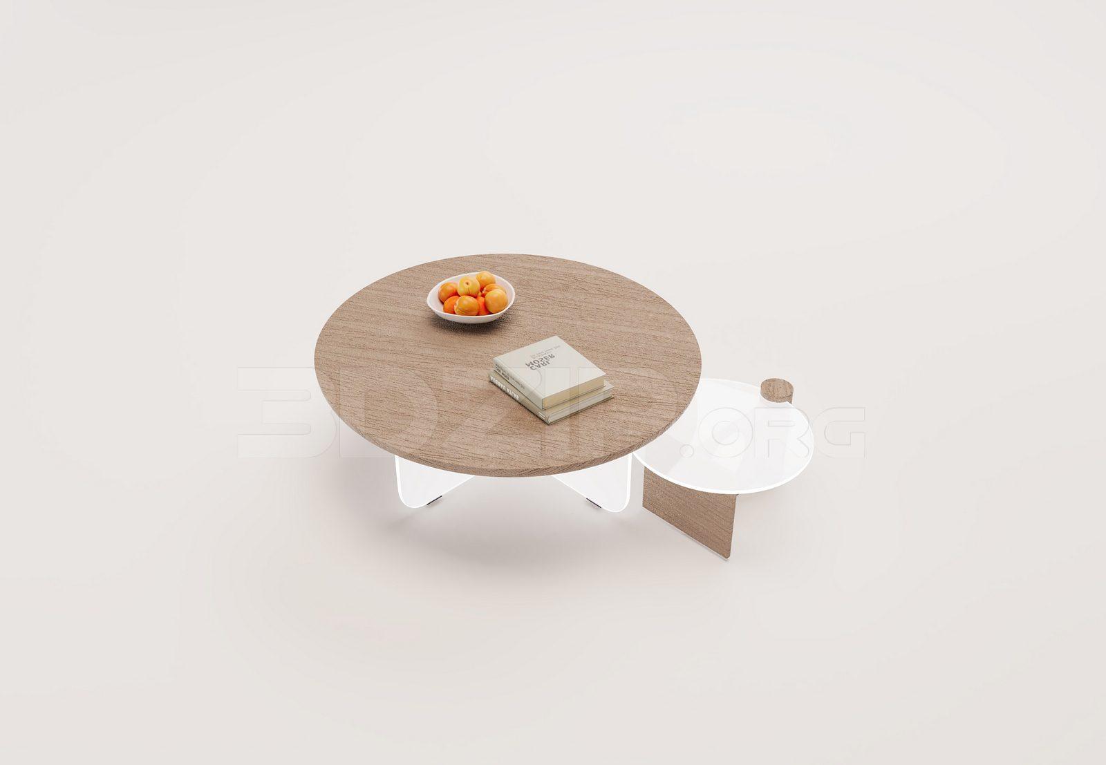 Tea Table Model for Interior Design — preview 1 (3dzip)