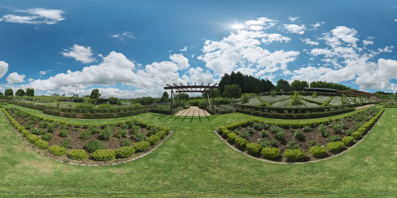 Symmetrical Garden 2 — preview 1, by Dimitrios Savva, Jarod Guest (Poly Haven, CC0)