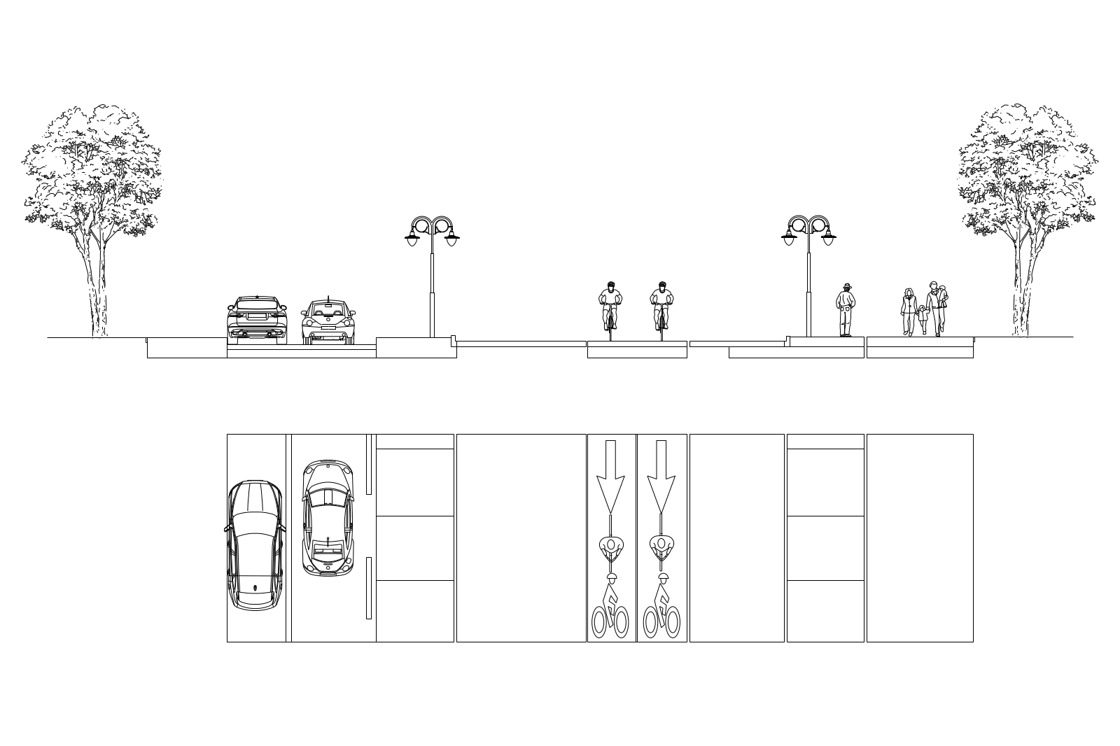 Section of the street 2