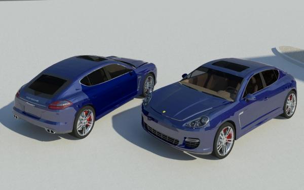 Porsche Panamera - SUV Car Automobile Vehicle