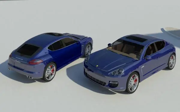 Porsche Panamera - SUV Car Automobile Vehicle