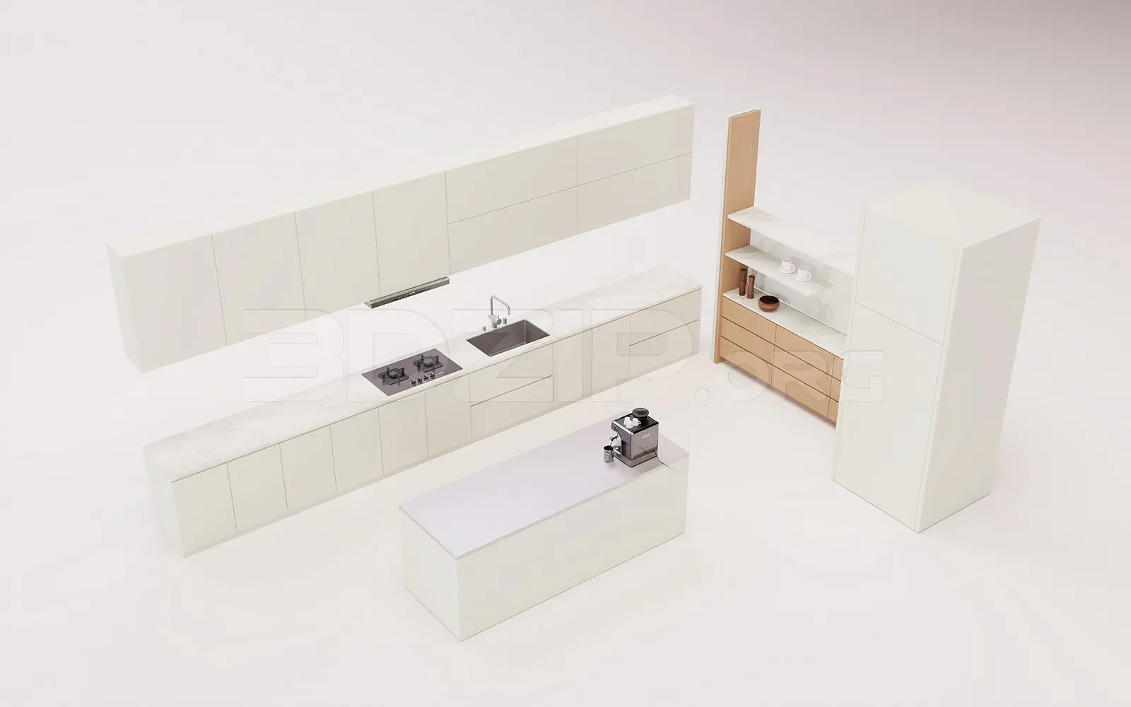 Kitchen — preview 1 (3dzip)