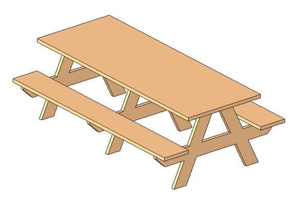 Simple Picnic Table