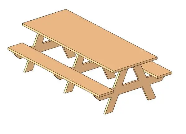Simple Picnic Table