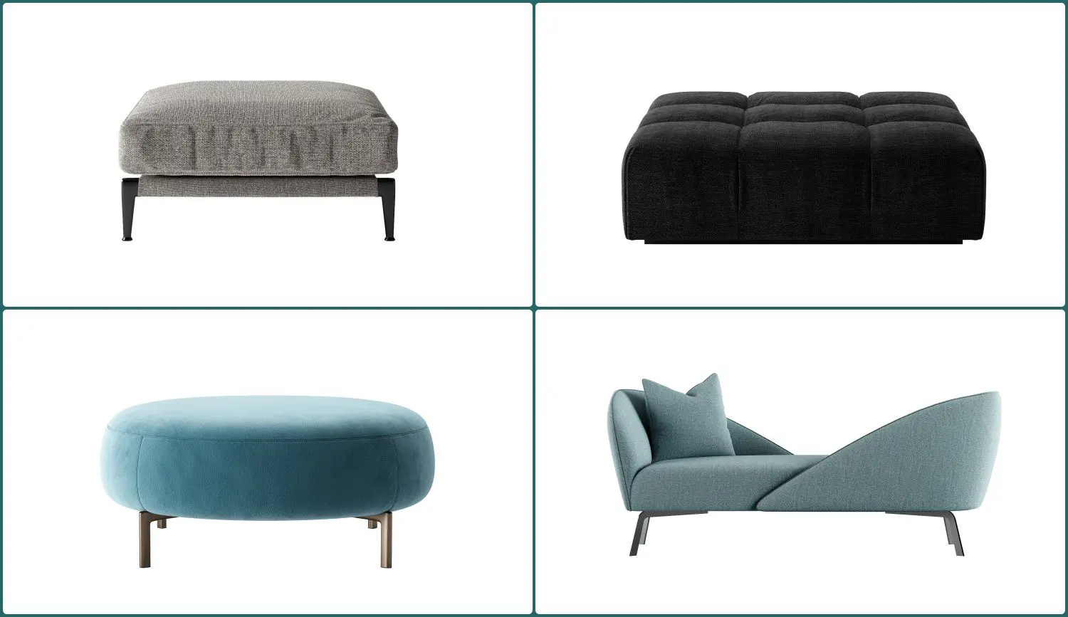 Sofa and Stool