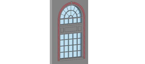 Arched Aluminum Window System