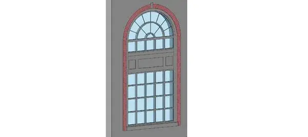 Arched Aluminum Window System
