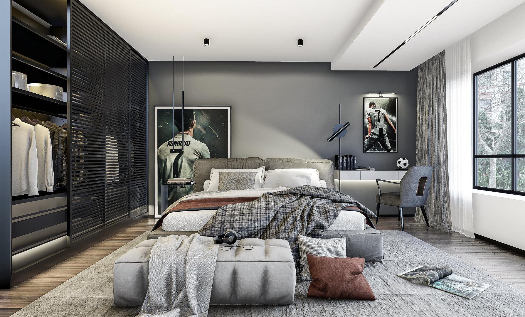 Interior Bedroom Scene