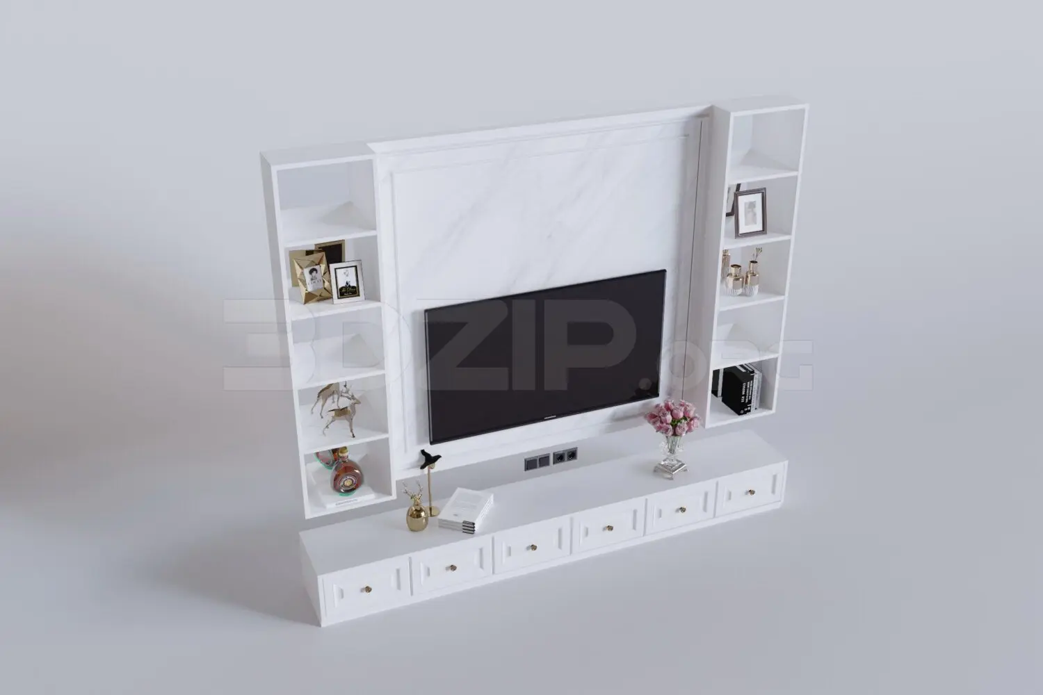 TV Cabinet — preview 1, by Tuan An (3dzip)