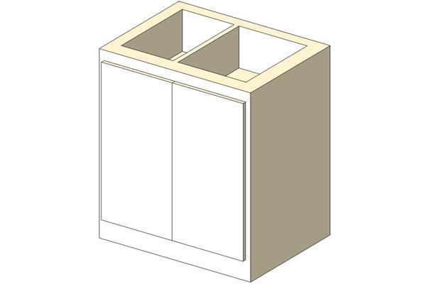 Mr GGs Metric Base Cabinet with Sink