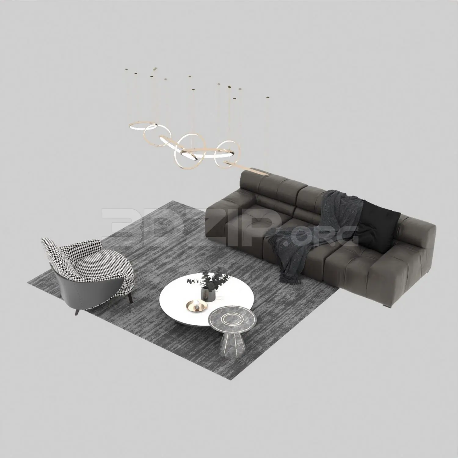 Sofa — preview 1, by Nguyen Ha (3dzip)