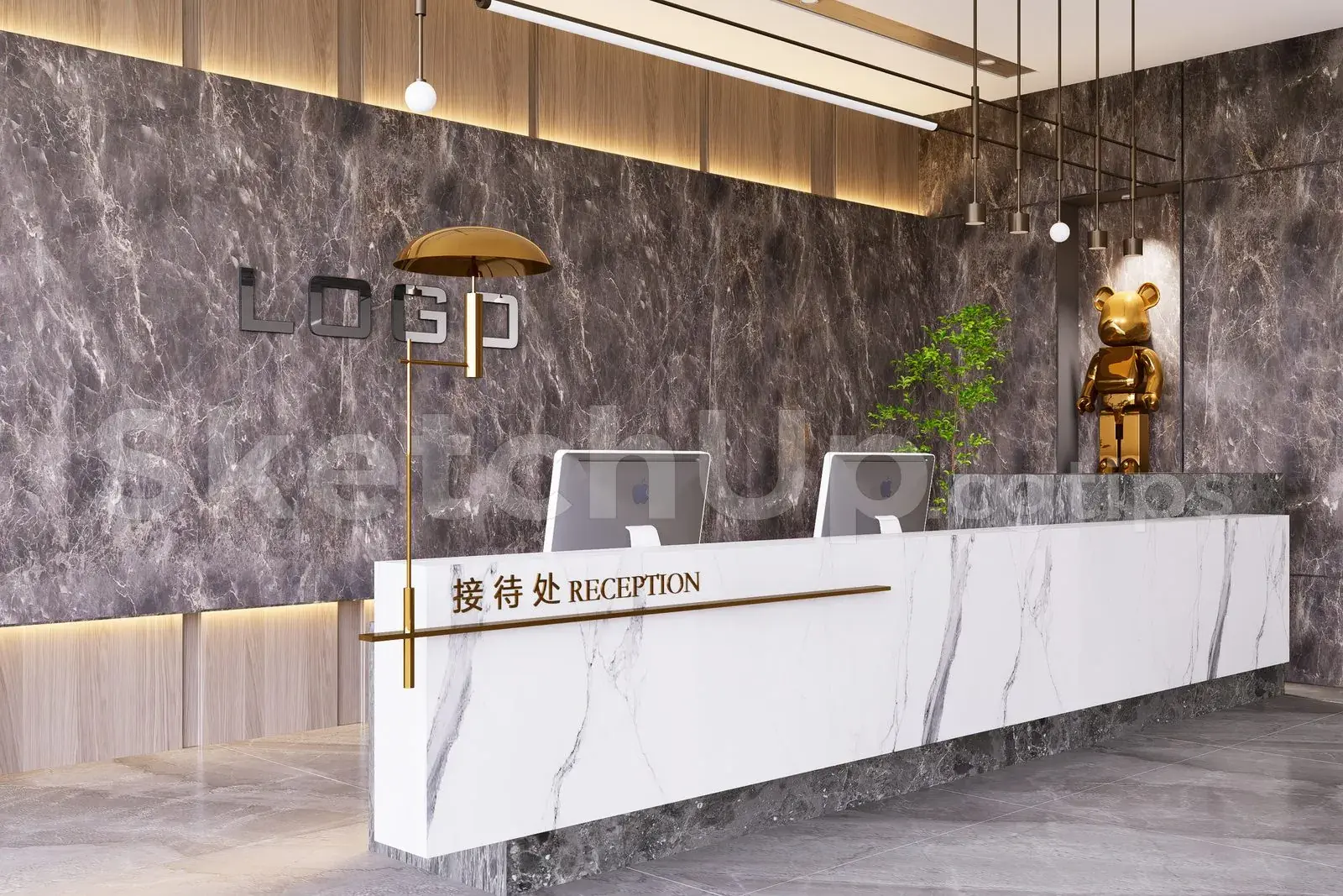 Reception Desk Interior