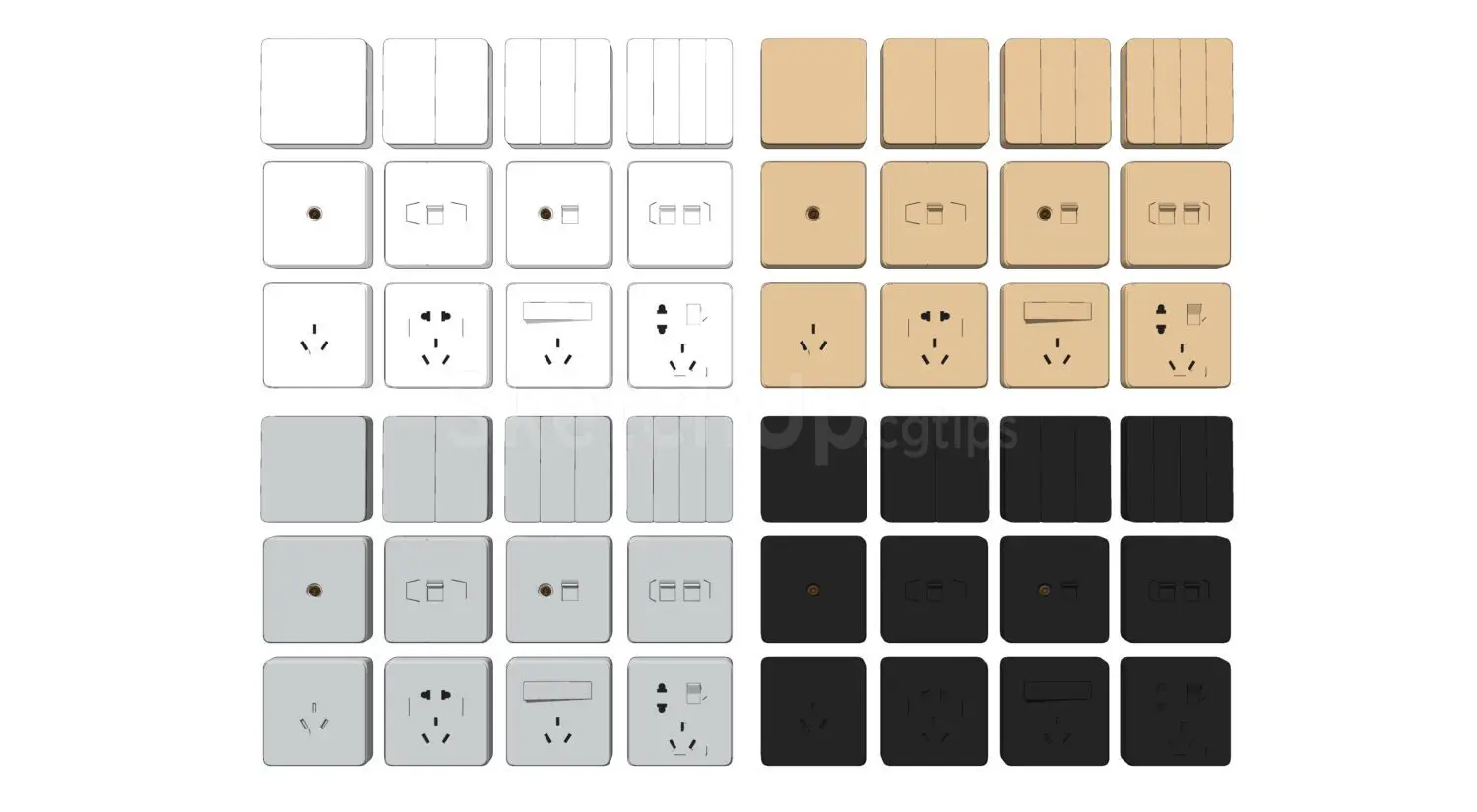 Electrical outlets and switches