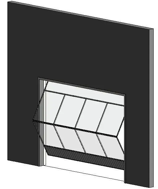 Parametric fold up door
