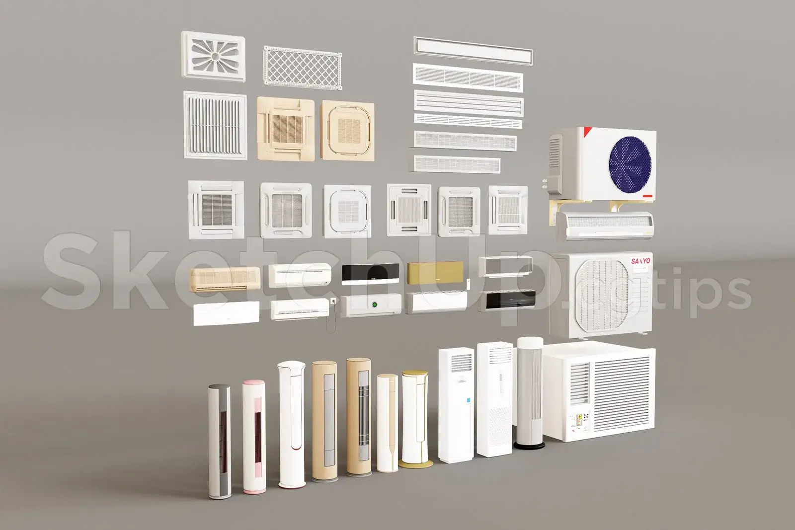 Air Conditioner and Tower fan