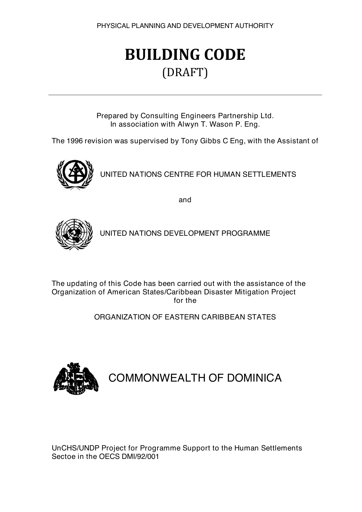 Physical Planning and Development (Building Code) — Dominica (OECS)