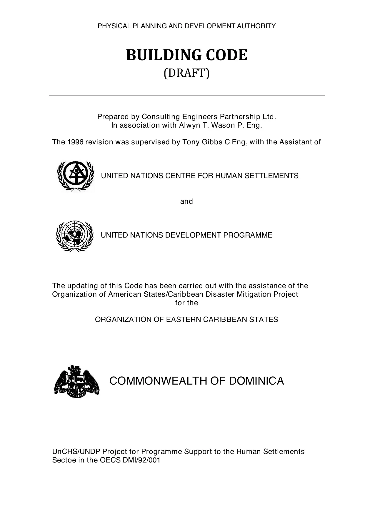 Physical Planning and Development (Building Code) — Dominica (OECS)