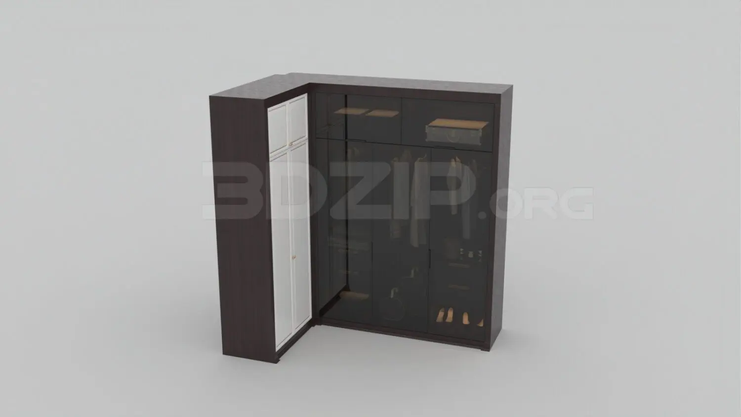 Wardrobe — preview 1 (3dzip, CC0)