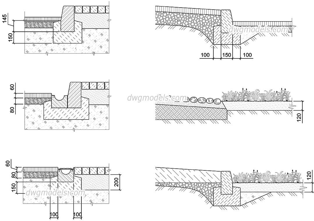 Cross Sections of Pavement