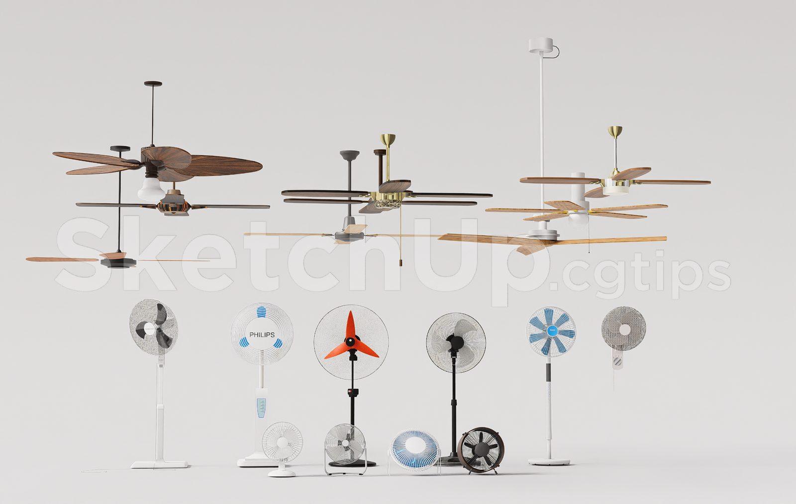 Various Electric Fans