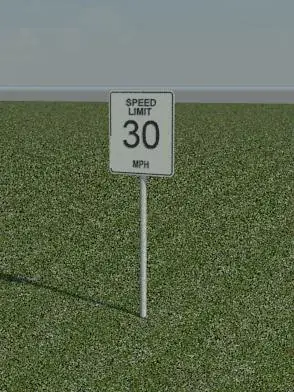 Speed Limit Sign 30