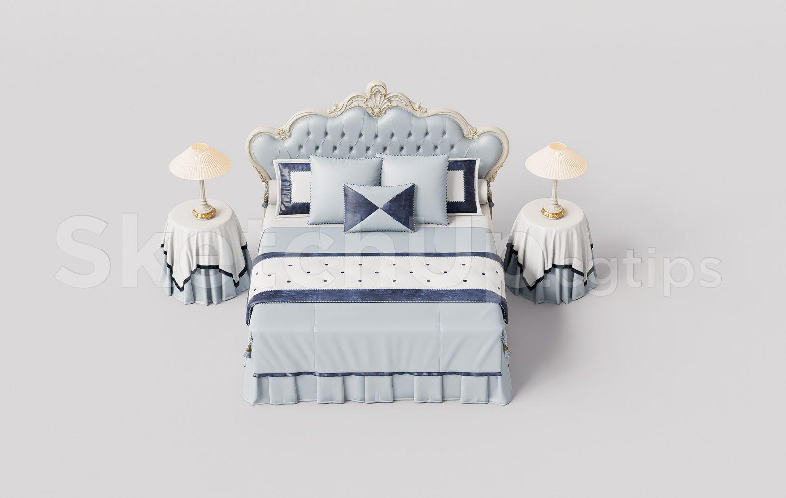 Neoclassical bed