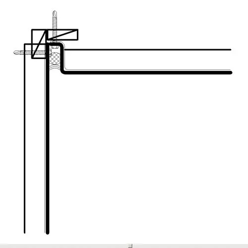 Metal Panel - Corner Inside