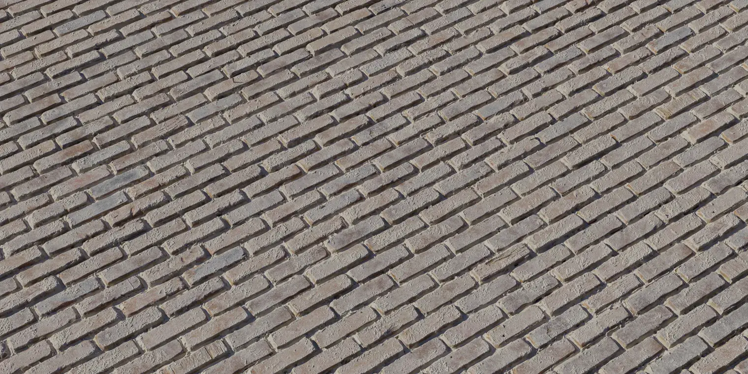 Whitewashed Brick