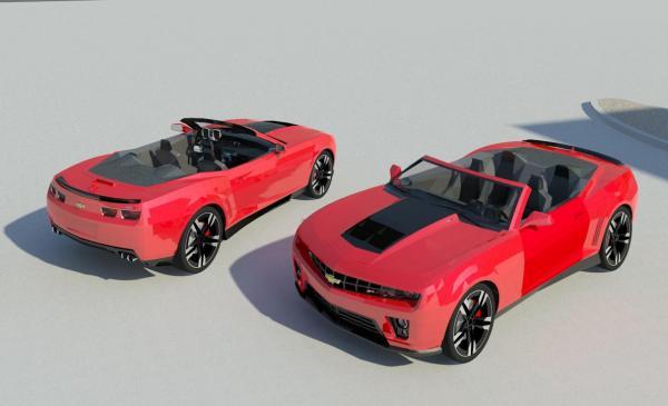 Chevy Camaro ZL1 Convertible - Car Automobile Vehicle