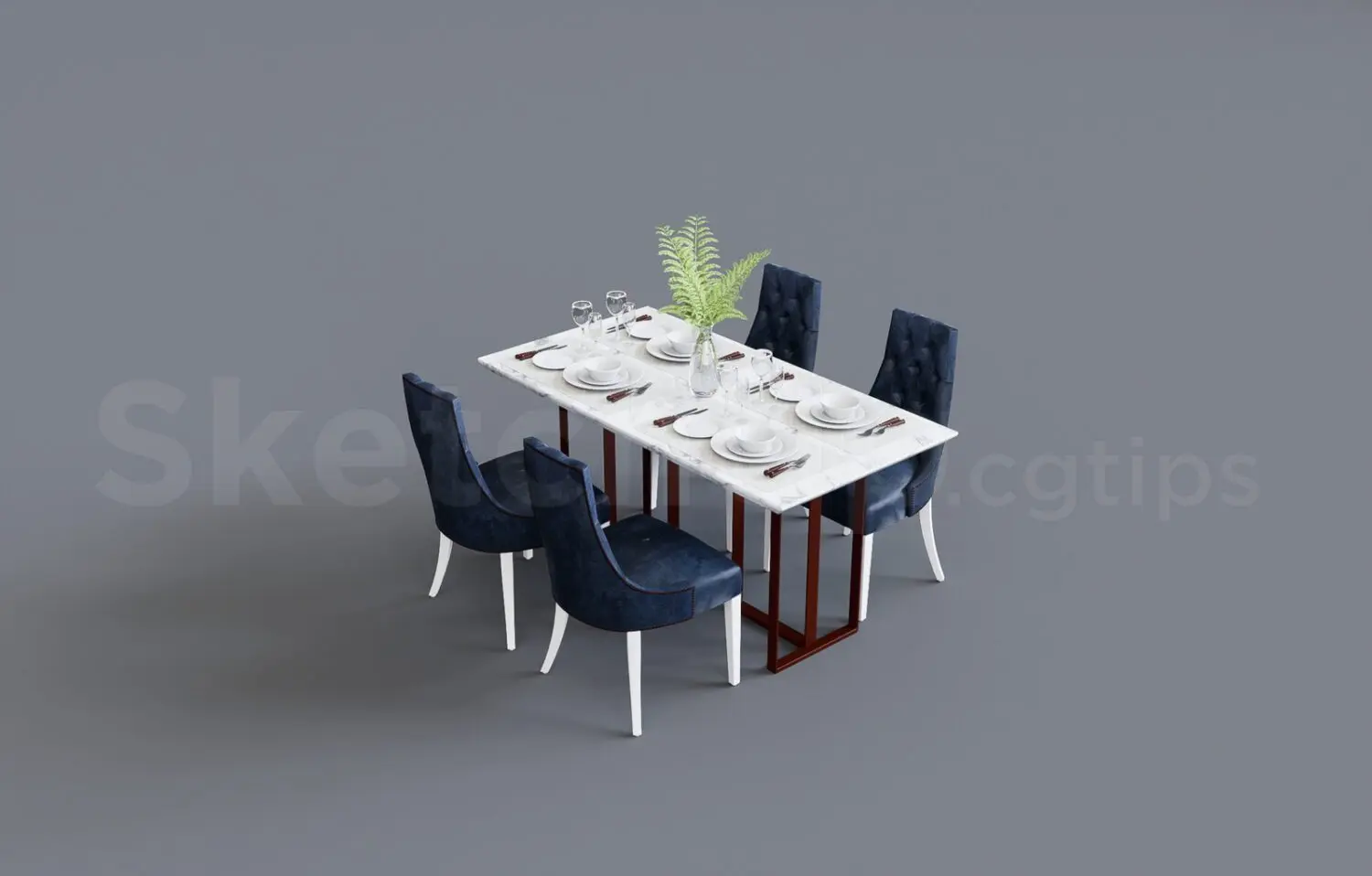 Dining Table — preview 1 (cgtips, CC0)
