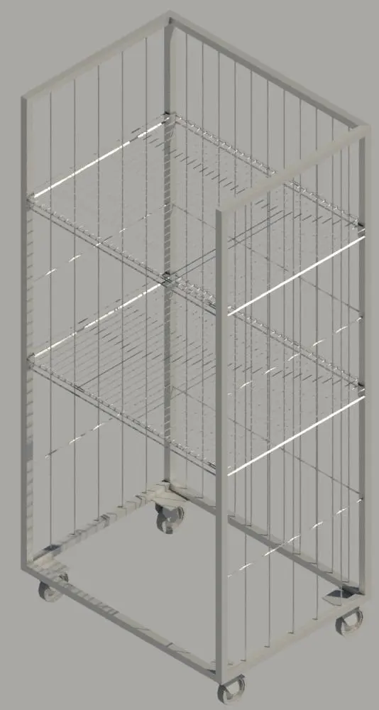 Transport linen Trolley