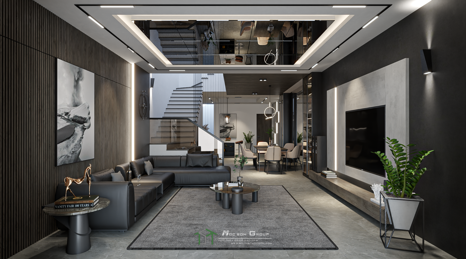 Living Room – Kitchen Interior