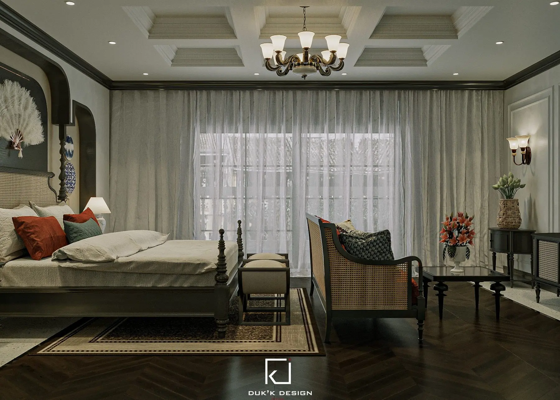 Indochine Bedroom Interior
