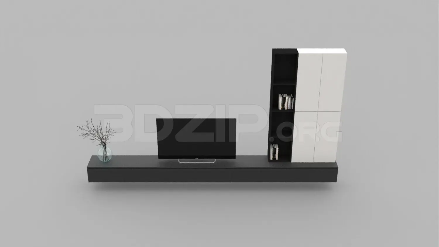 TV Cabinet — preview 1, by Nguyen Vinh (3dzip, CC0)