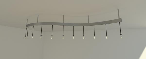 Curved Light Pendant