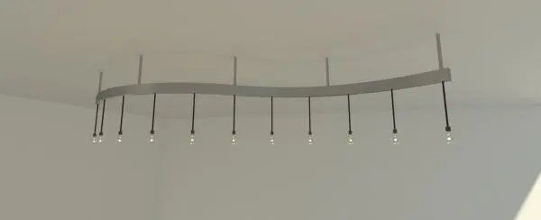 Curved Light Pendant