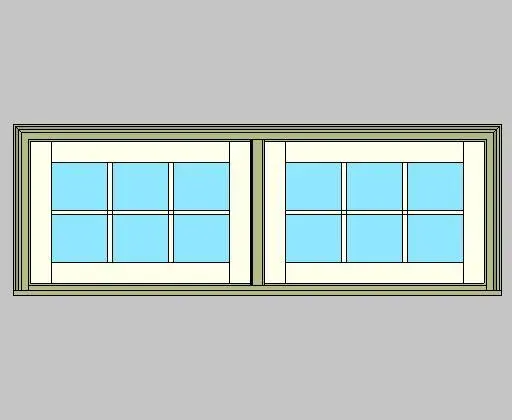 Kolbe Ultra Series Push-out Awning 2-Wide x 1-High Units — preview 1, by Kolbe (RevitCity, CC0)