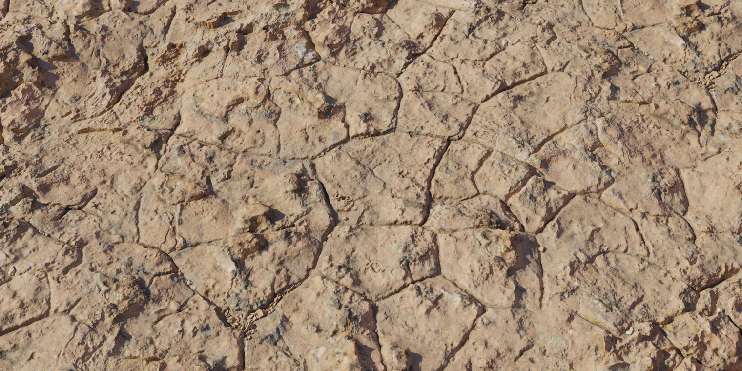 Rock Boulder Cracked
