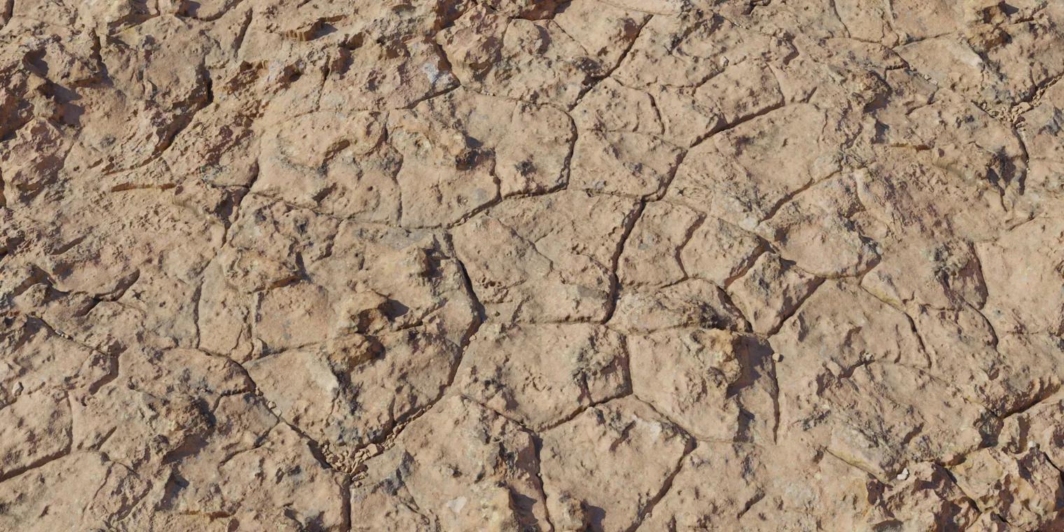 Rock Boulder Cracked