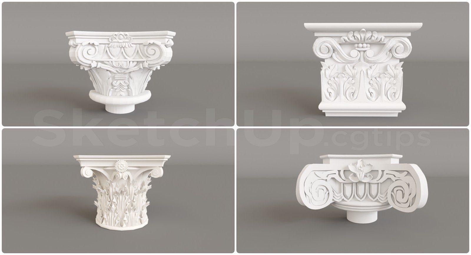 Roman column capitals