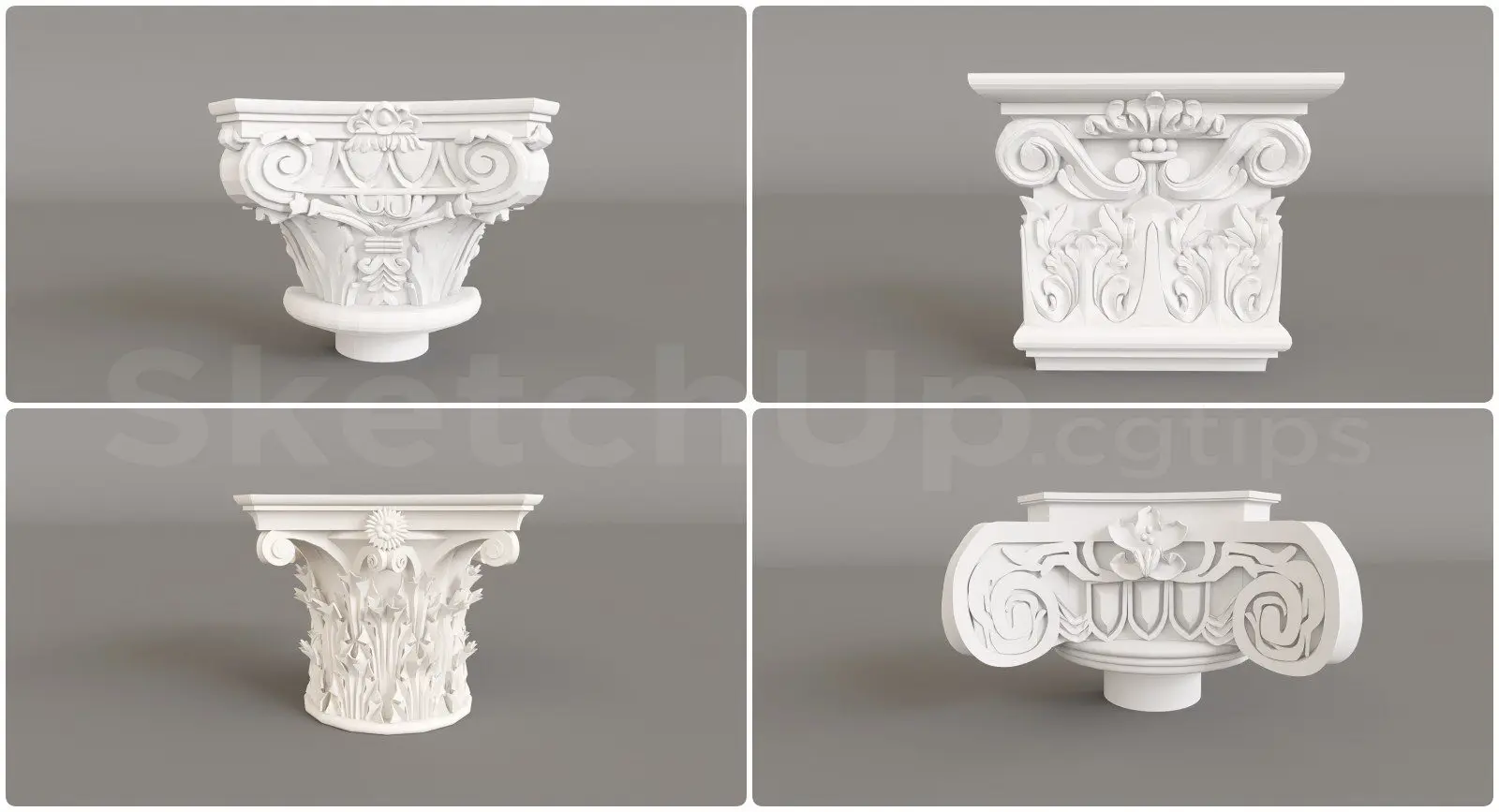 Roman column capitals