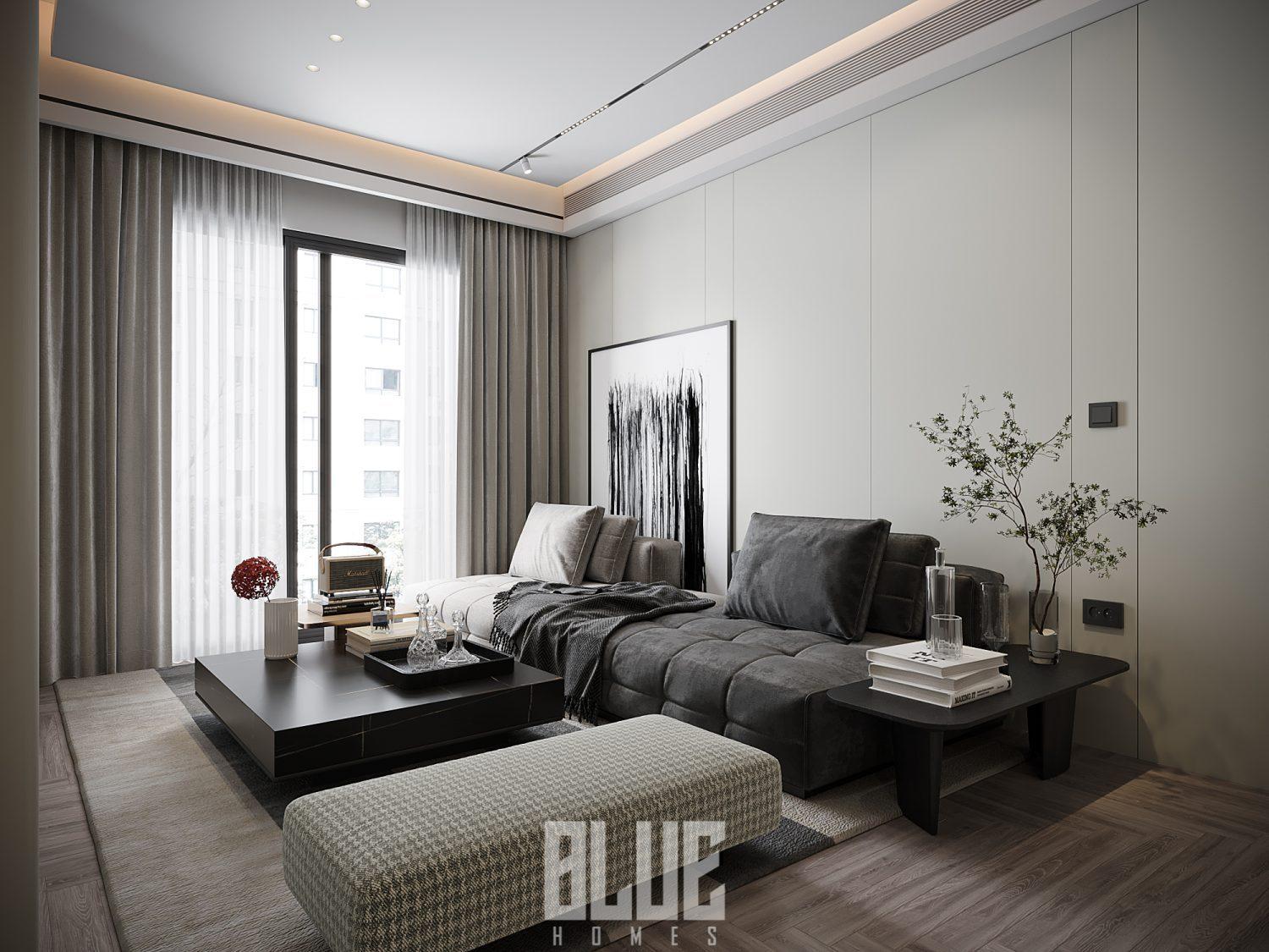 Living Room – Kitchen Interior