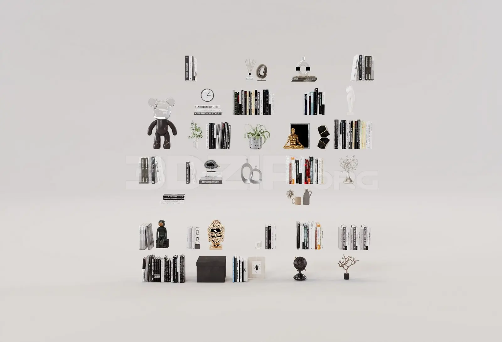 Decorative Set — preview 1 (3dzip)