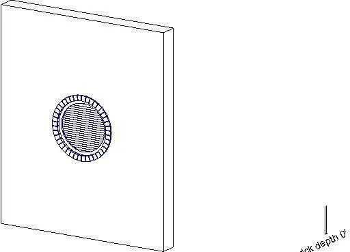 Round Louver with Brick Trim — preview 1, by Skisouth (RevitCity, CC0)