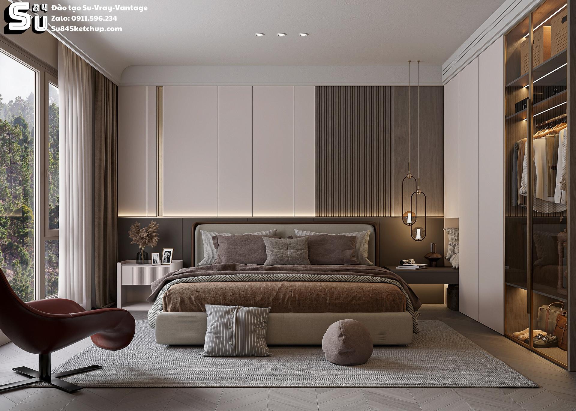 Modern Luxury Bedroom Interior