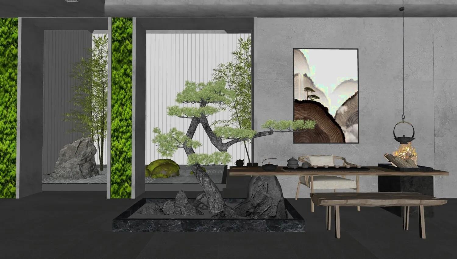 Tea Room Interior