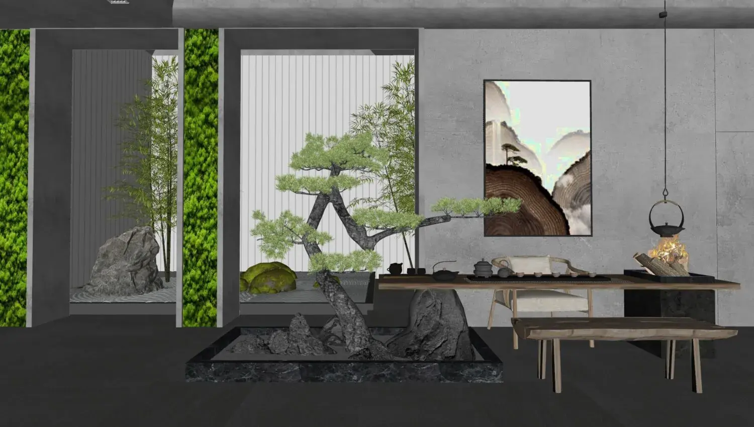 Tea Room Interior