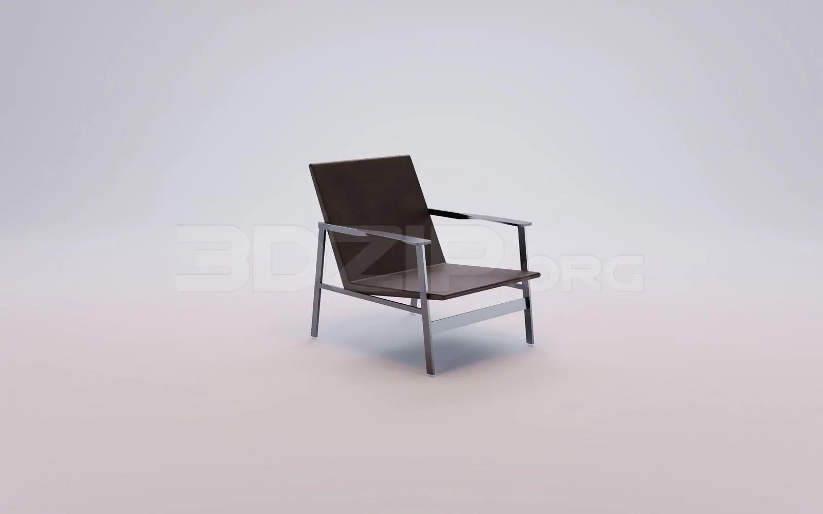 Armchair 3D Model for Interior Projects